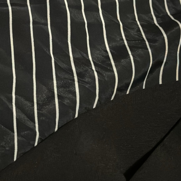 Vintage Vera Neumann Scarf-Black/White/Rust-21x20-EUC-Intact Tags - Picture 9 of 14